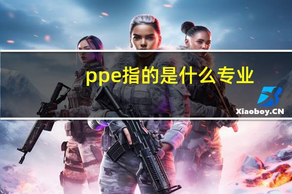 ppe指的是什么专业