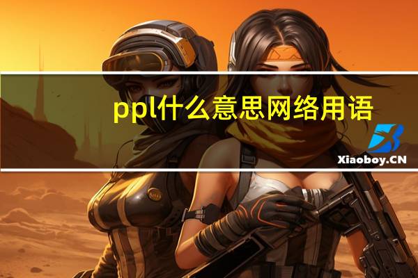 ppl什么意思网络用语