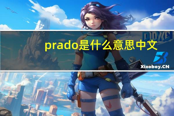 prado是什么意思中文（prado是什么意思）