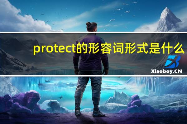 protect的形容词形式是什么