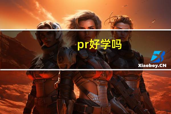 pr好学吗