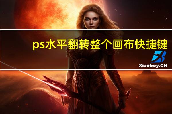 ps水平翻转整个画布快捷键（ps水平翻转）