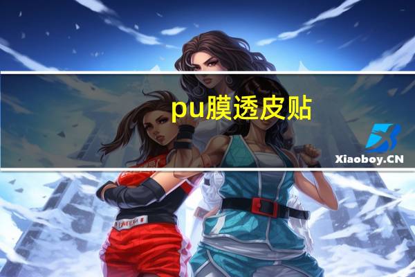 pu膜透皮贴（pu膜）
