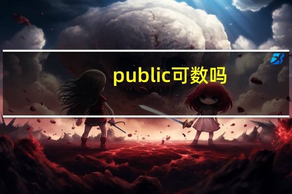 public可数吗