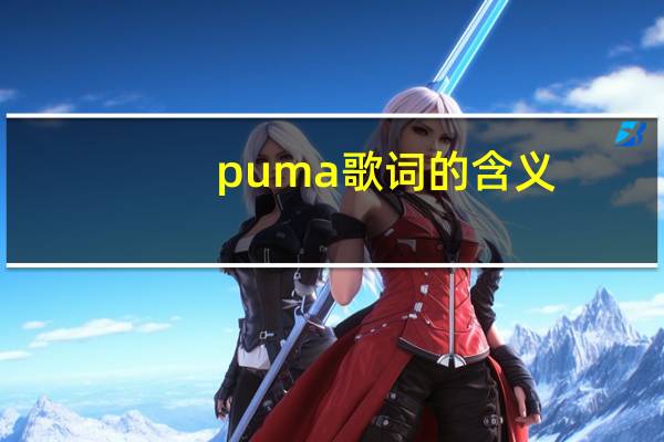 puma歌词的含义