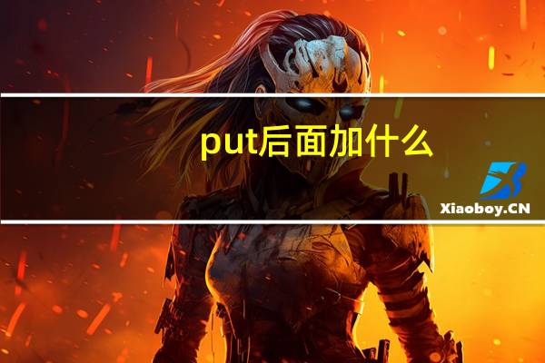 put后面加什么