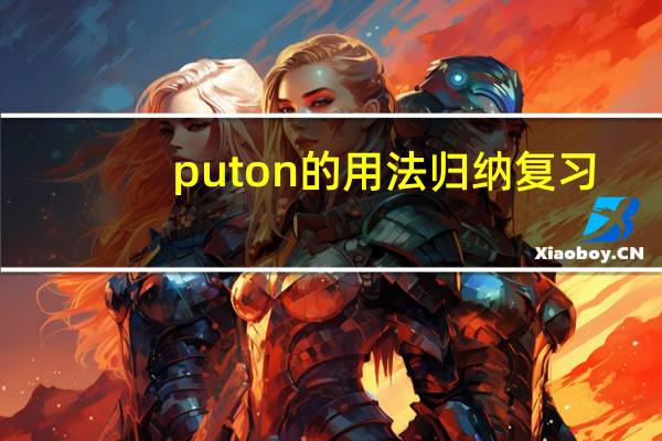 put on的用法归纳复习