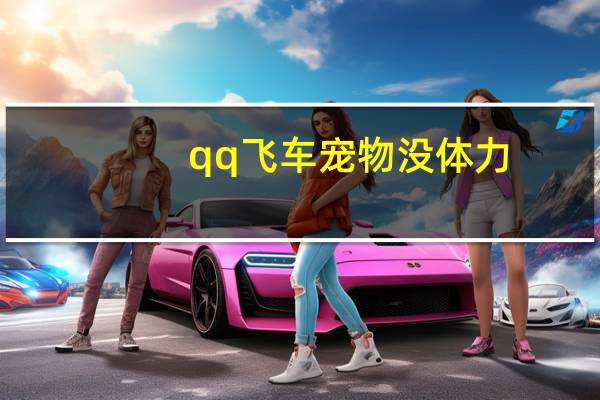 qq飞车宠物没体力