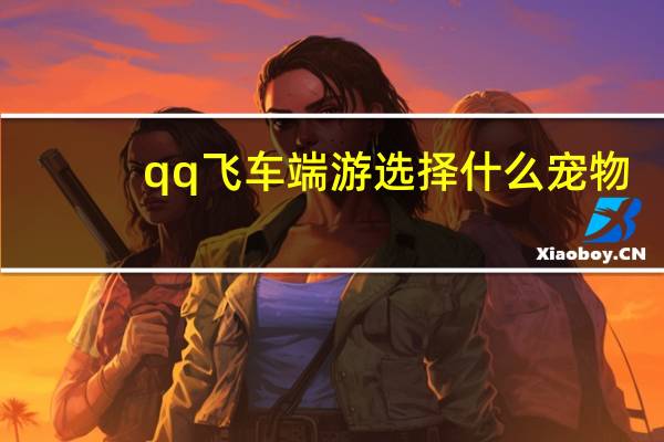 qq飞车端游选择什么宠物