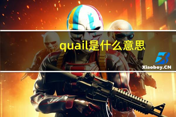 quail是什么意思