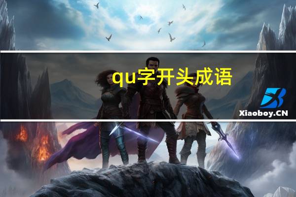 qu字开头成语