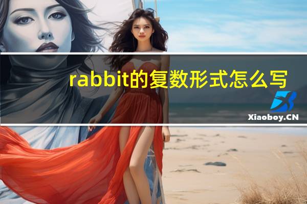 rabbit的复数形式怎么写
