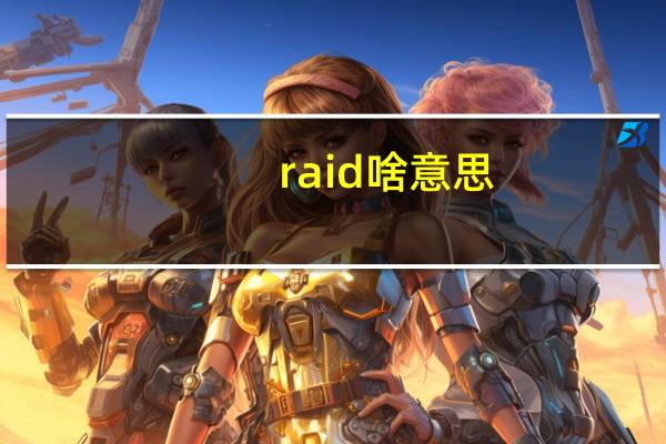 raid啥意思(RAID模式这是什么意思)