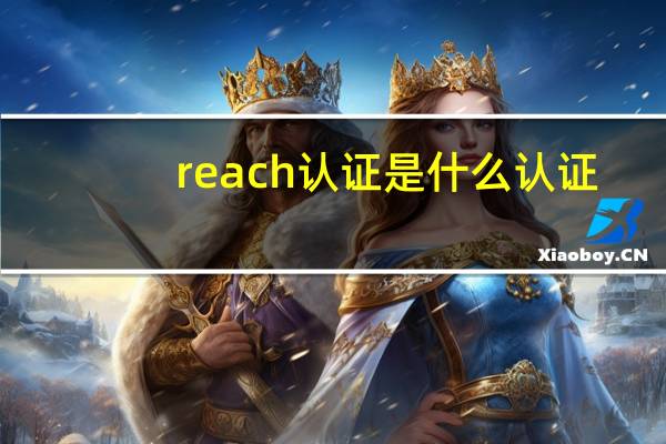 reach认证是什么认证（reach认证是什么）