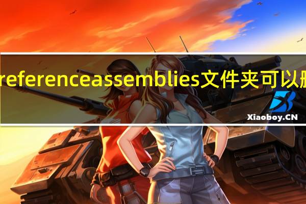reference assemblies文件夹可以删除吗（reference assemblies）