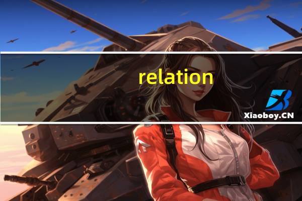 relation