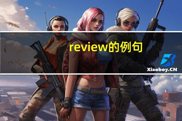 review的例句