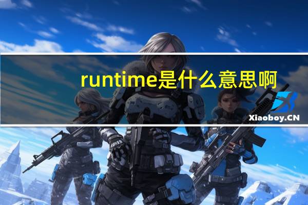 runtime是什么意思啊