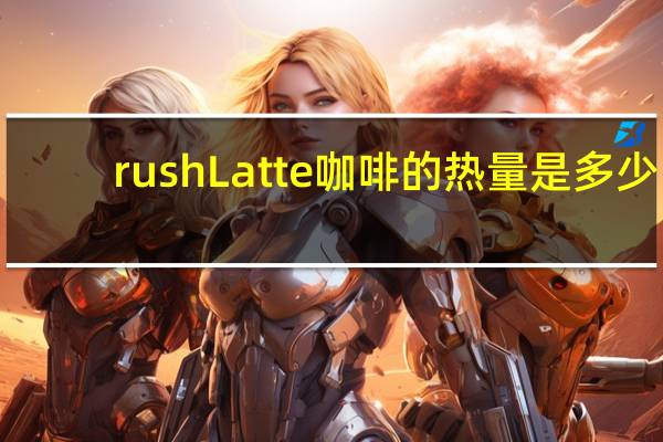 rush Latte 咖啡的热量是多少