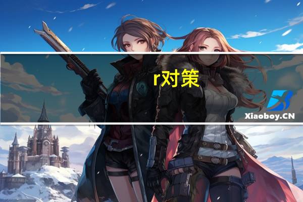 r对策