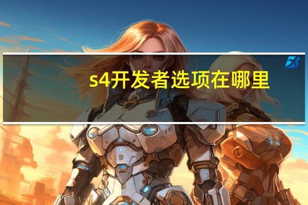 s4开发者选项在哪里