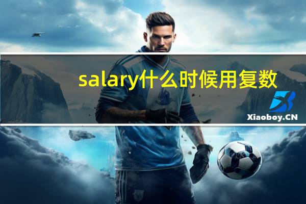 salary什么时候用复数