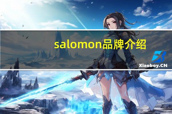 salomon品牌介绍