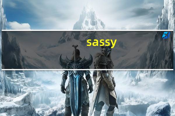 sassy（关于sassy的介绍）