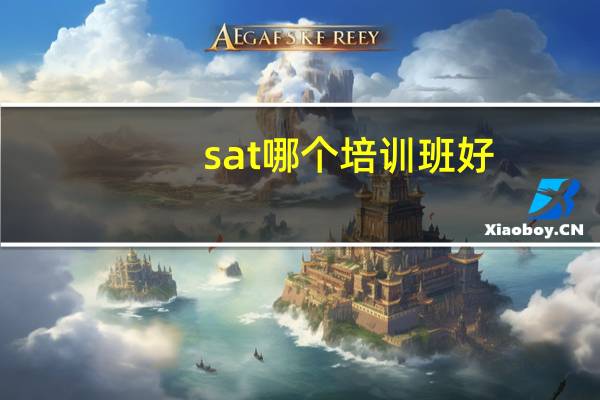 sat哪个培训班好