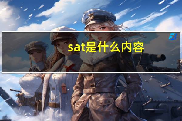 sat是什么内容