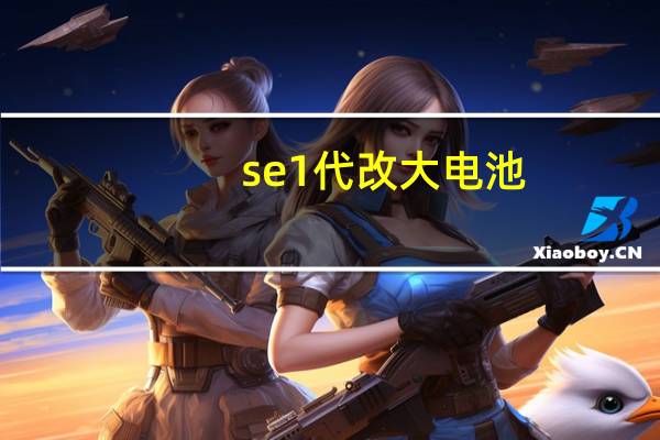 se1代改大电池（se12se）