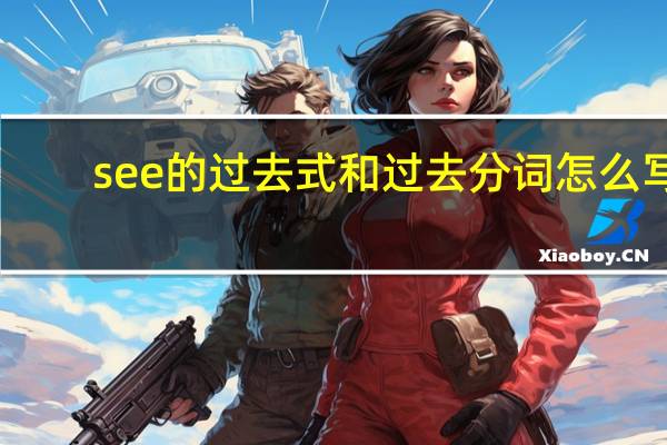 see的过去式和过去分词怎么写?