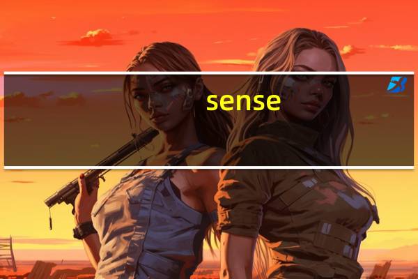 sense（关于sense的介绍）