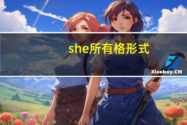 she所有格形式