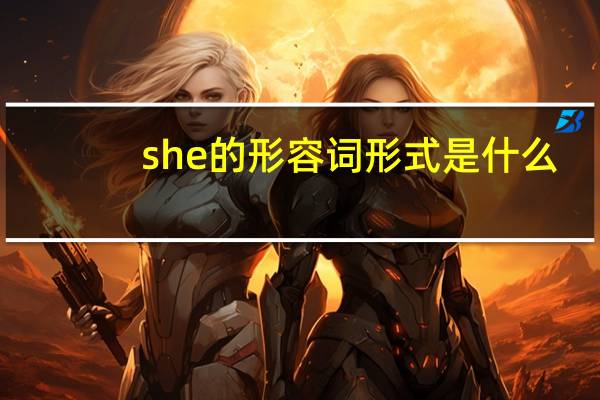 she的形容词形式是什么