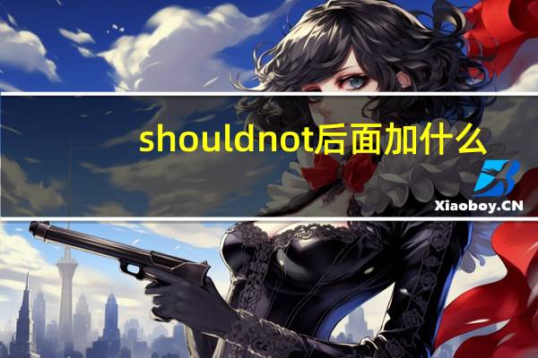 should not后面加什么