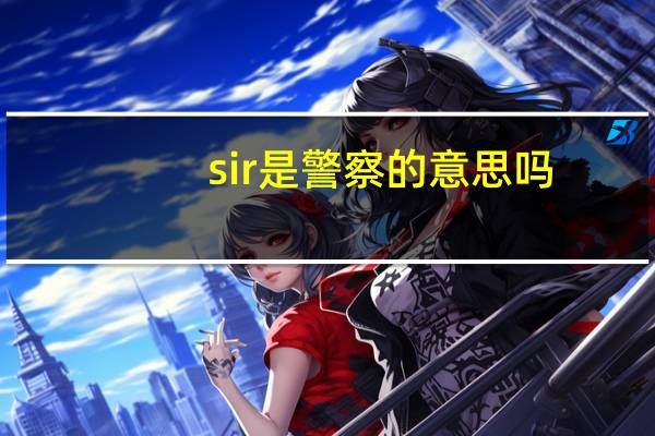sir是警察的意思吗