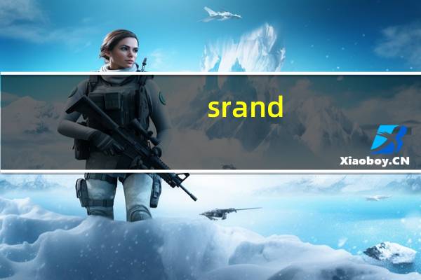 srand((unsigned)time(null))