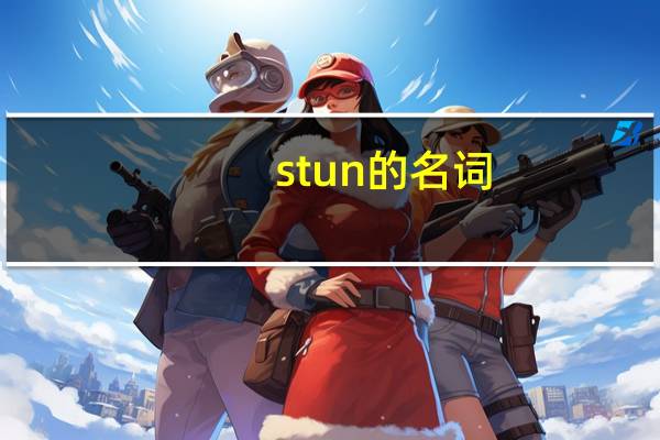 stun的名词