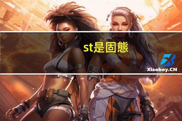 st是固態(tài)硬盤嗎