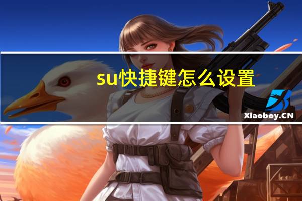 su快捷键怎么设置（su快捷键命令大全）