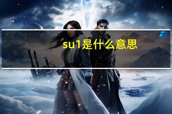 su1是什么意思