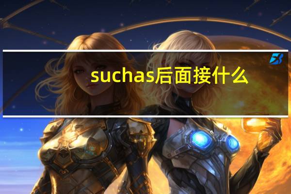 such as后面接什么