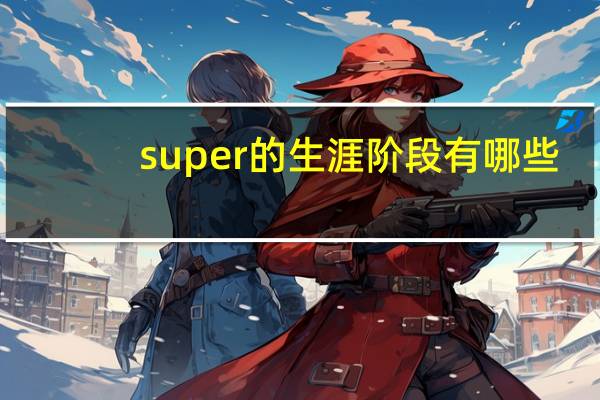 super的生涯阶段有哪些