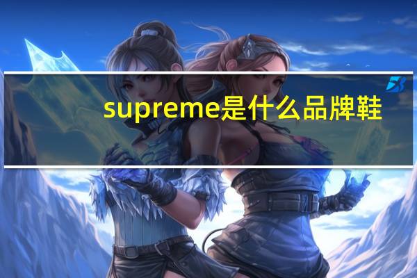 supreme是什么品牌鞋(supreme是什么品牌)