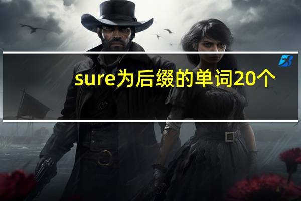 sure为后缀的单词20个