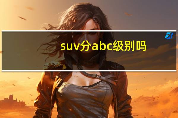 suv分abc级别吗