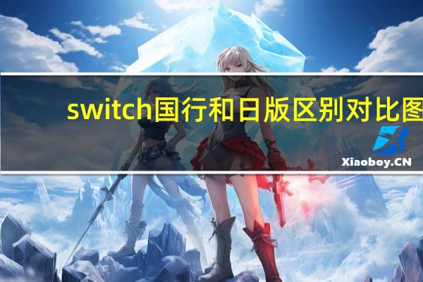 switch国行和日版区别对比图（switch国行和日版区别）
