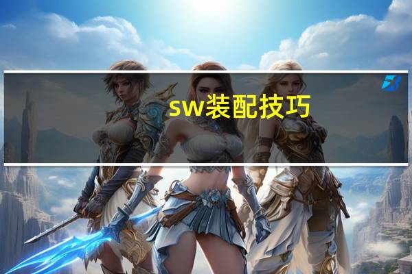 sw装配技巧