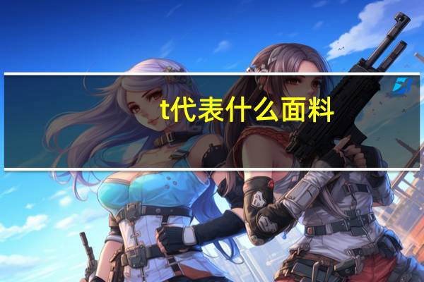 t代表什么面料